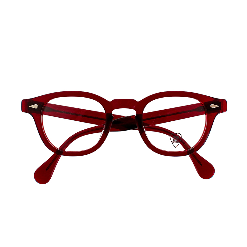【JULIUS TART OPTICAL】 AR46/24-Ac（OX Blood Red） メガネ 46サイズ（ブリッジ24mm）