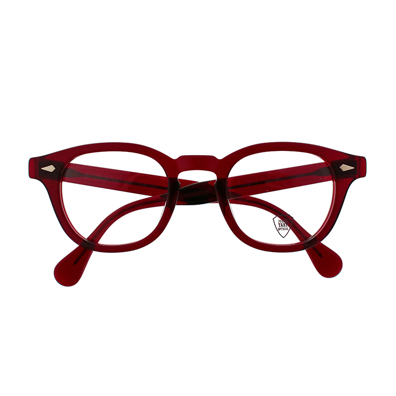 【JULIUS TART OPTICAL】 AR48/24-Ac（OX Blood Red） メガネ 48サイズ（ブリッジ24mm）