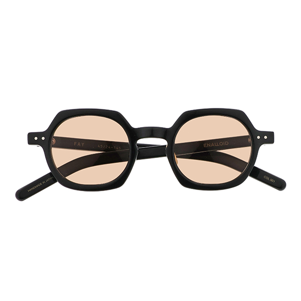 【ENALLOID】 FAY フェイ 001（Black） レンズカラー：Brown サングラス