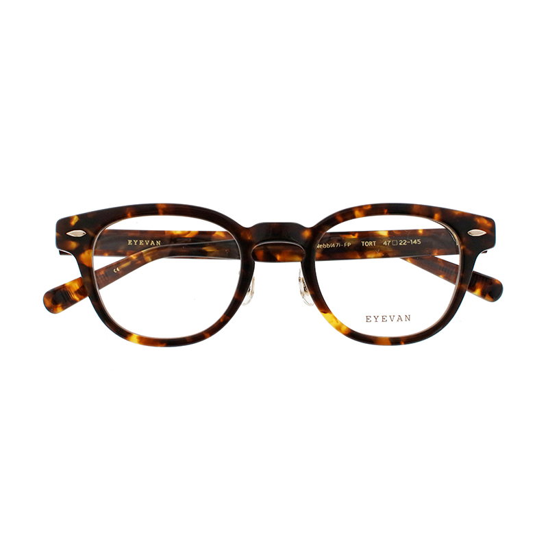 【EYEVAN】 Webb（47）-FP ウェブ47FP TORT（TORTOISE） メガネ