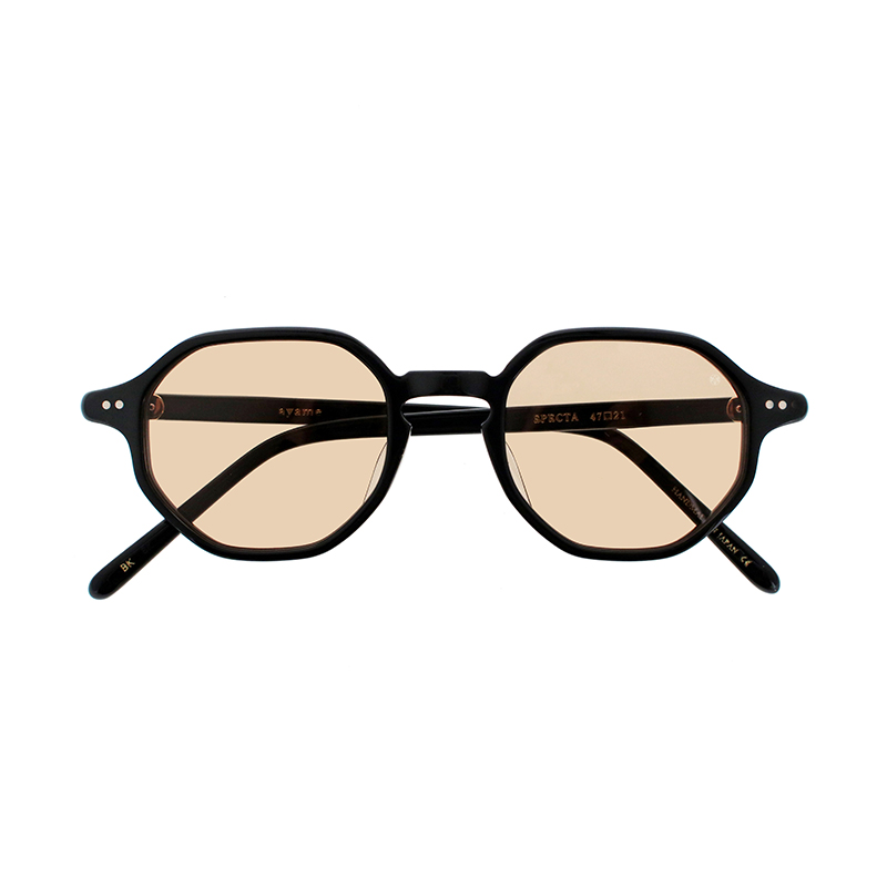 【ayame】 SPECTA スペクタ BK（Black） レンズカラー：Light Brown サングラス