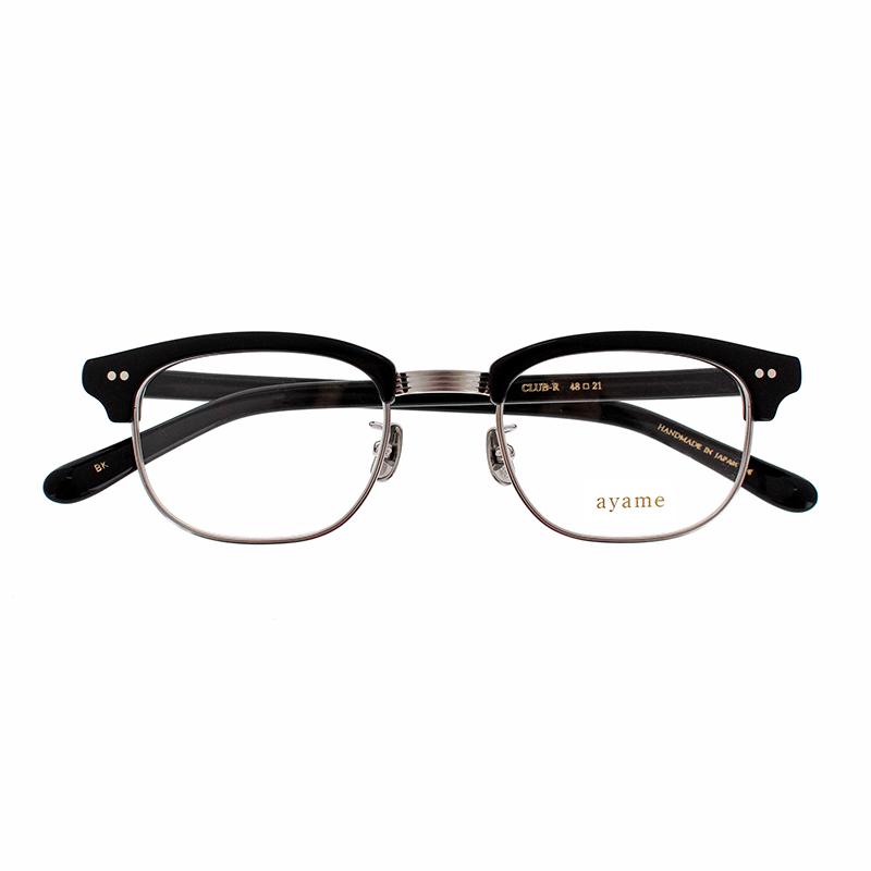 【ayame】 CLUB-R クラブアール BK（Black） メガネ