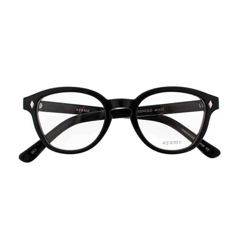 【ayame】 NEWOLD（49） ニューオールド49 BKS（Black/Silver）メガネ 49サイズ