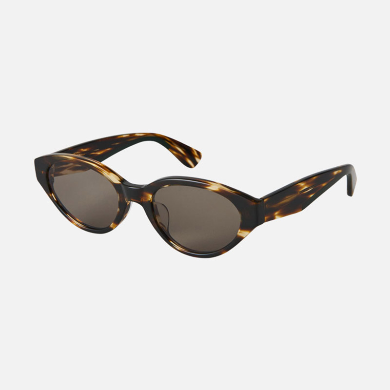 【A.D.S.R.】 MONIKA モニカ 02（Layer Brown） レンズカラー：Gray サングラス