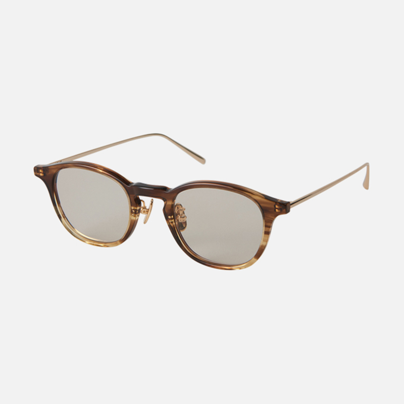 【A.D.S.R.】 THOMAS トーマス 05（Layer Brown） レンズカラー：Clear Brown サングラス