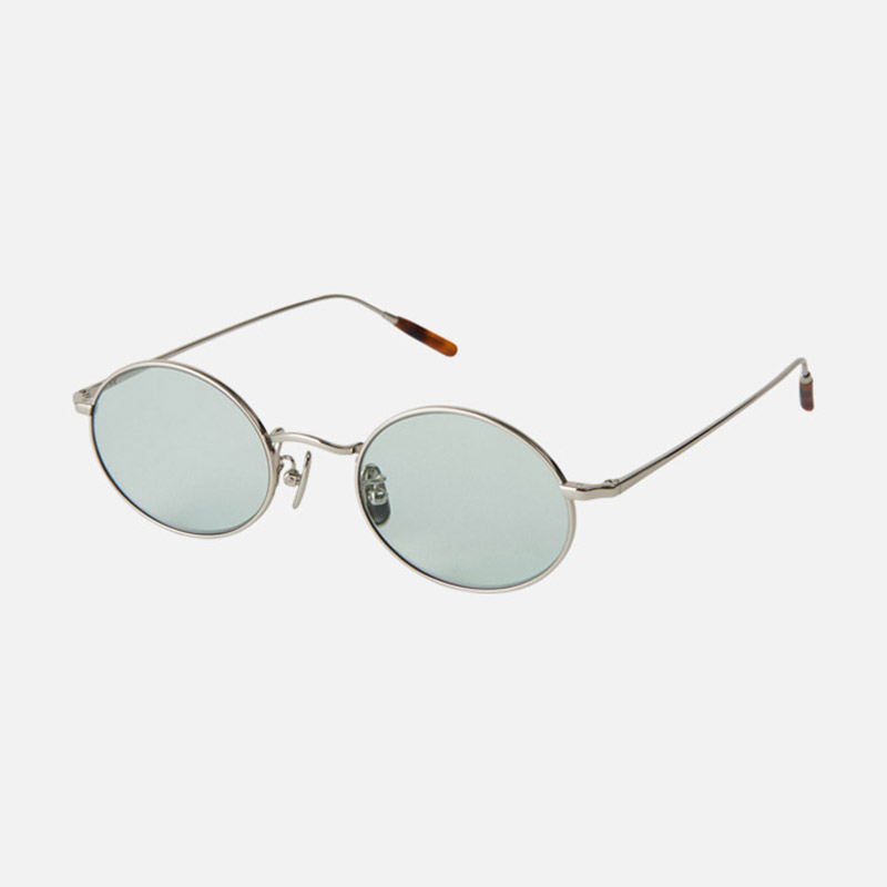 【A.D.S.R.】 WOLFF ウォルフ 02e（Silver） レンズカラー：Mint サングラス