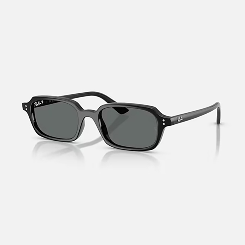 【Ray-Ban】 ZURI BIO-BASED RB4455F 667781 ポリッシュブラック/ダークグレーポラライズド 偏光レンズ サングラス 51サイズ