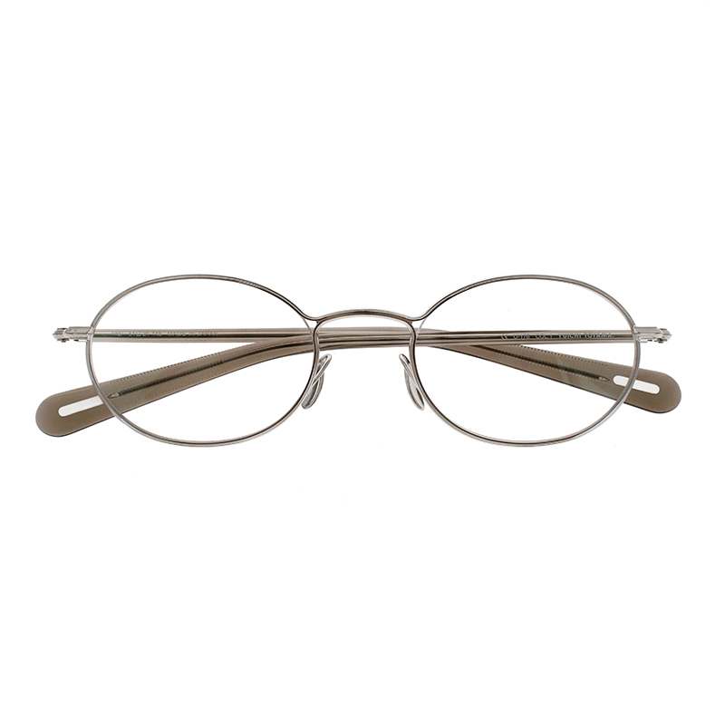 【YUICHI TOYAMA.】 U-176 Nagy 01（Silver/Taupe） メガネ