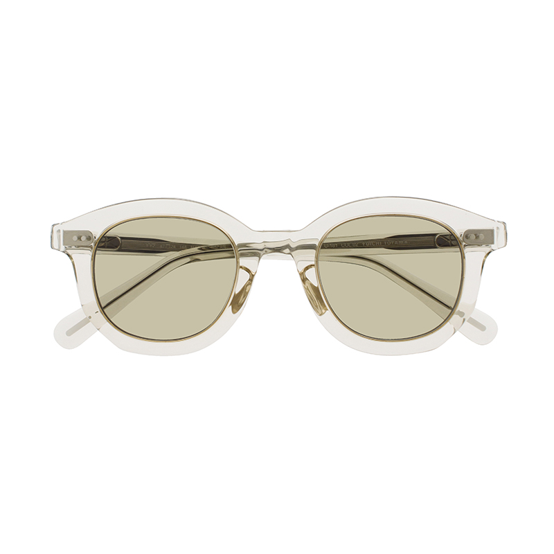 【YUICHI TOYAMA.】 U-181 YYZ 02（Clear Sand Gray/Gold+Silver）レンズカラー：VGY-02 サングラス