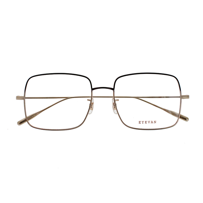 【EYEVAN】 Forest フォレスト BKGH（BLACK/GOLD HALF） メガネ