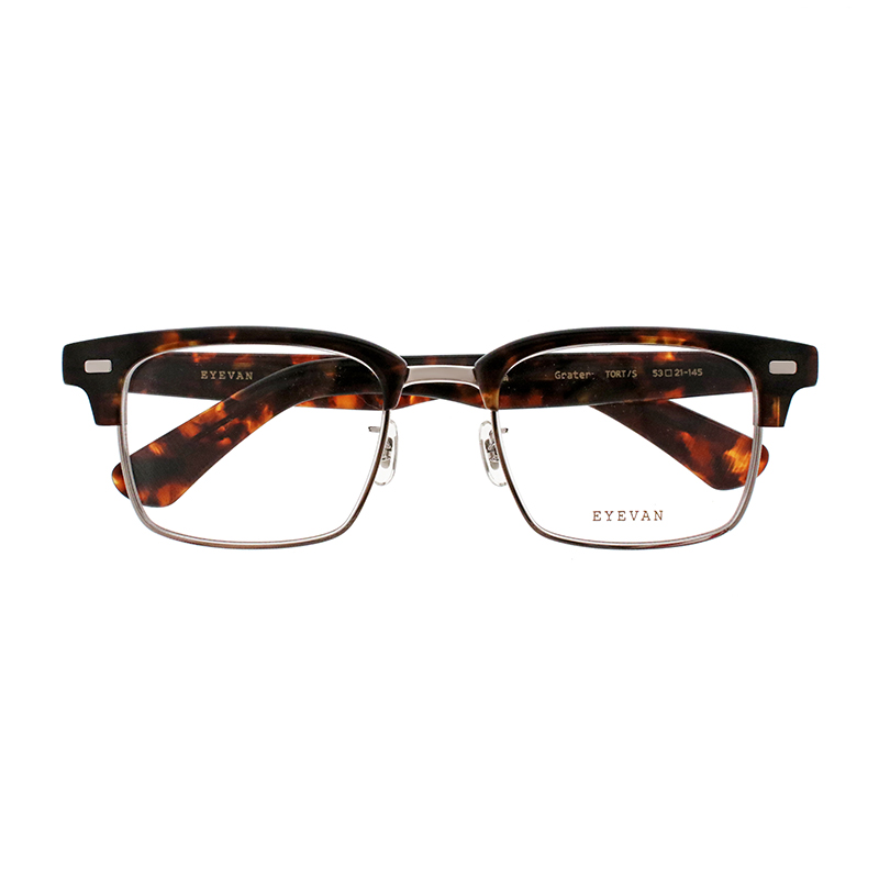 【EYEVAN】 Grater グレーター TORT/S（TORTOISE/SILVER） メガネ