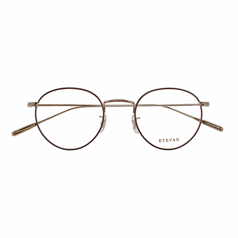 【EYEVAN】 Sparkle-R（47） スパークルR47 G-C（GOLD/BROWN七宝） 47サイズ メガネ