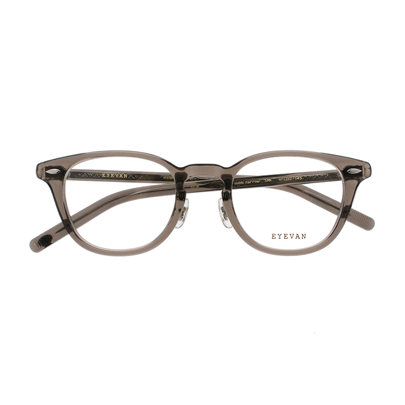 【EYEVAN】 Webb narrow ウェブナロー SMK（SMOKE） メガネ