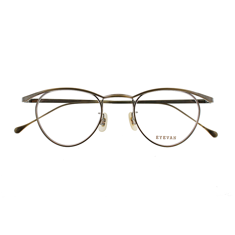 【EYEVAN】 CAPSULE COLLECTION OFF-13R AG（ANTIQUE GOLD） メガネ