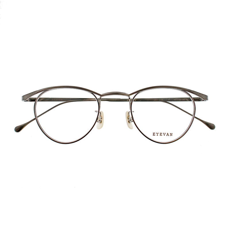 【EYEVAN】 CAPSULE COLLECTION OFF-13R P（PEWTER） メガネ