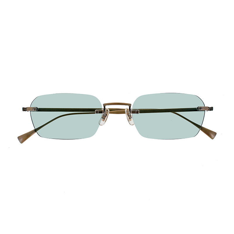 【EYEVAN】 Grain グレイン AG（ANTIQUE GOLD）レンズカラー：GREEN NYLON サングラス