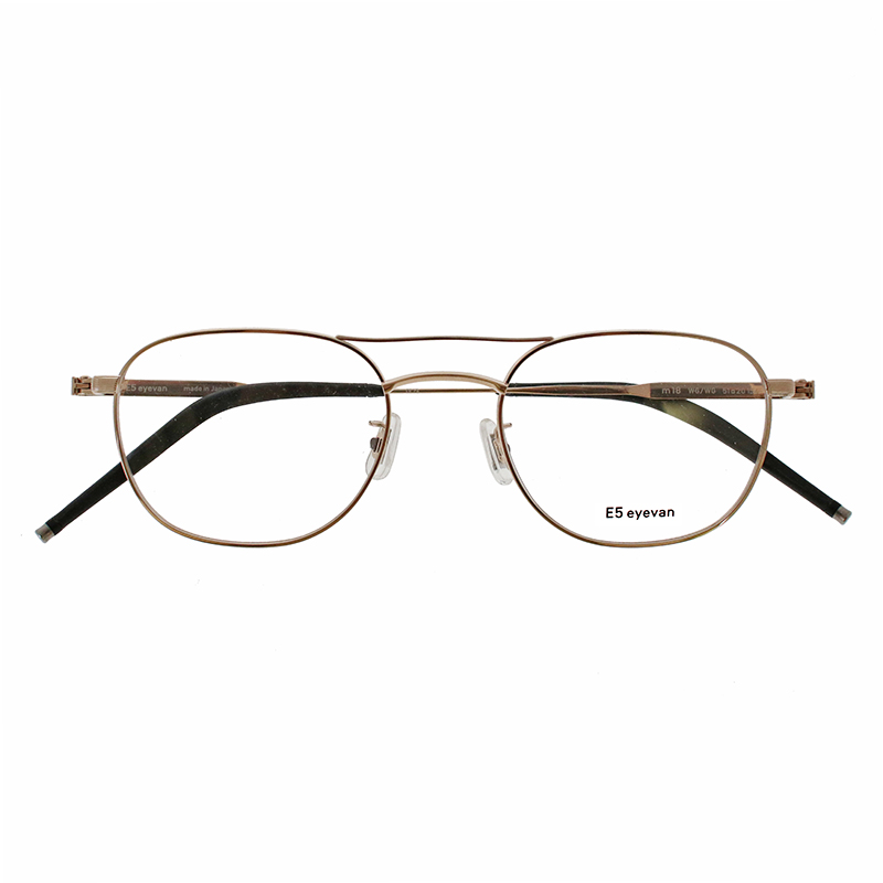 【E5 eyevan】 ｍ18 WG/WG（White Gold/White Gold） メガネ