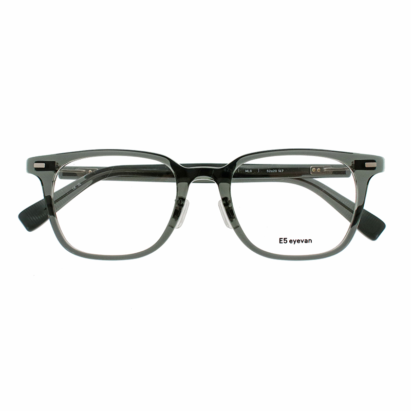 【E5 eyevan】 p18（52） MLG（Military Gray） 52サイズ メガネ