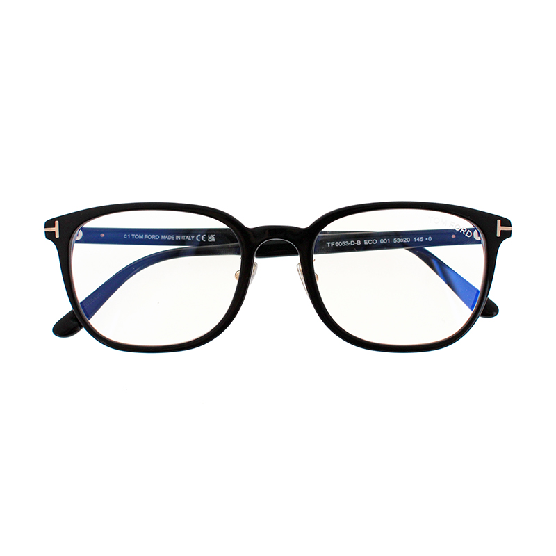 【TOM FORD】 TF6053D-B ECO 001 日本企画モデル ブルーライトカット メガネ 53サイズ
