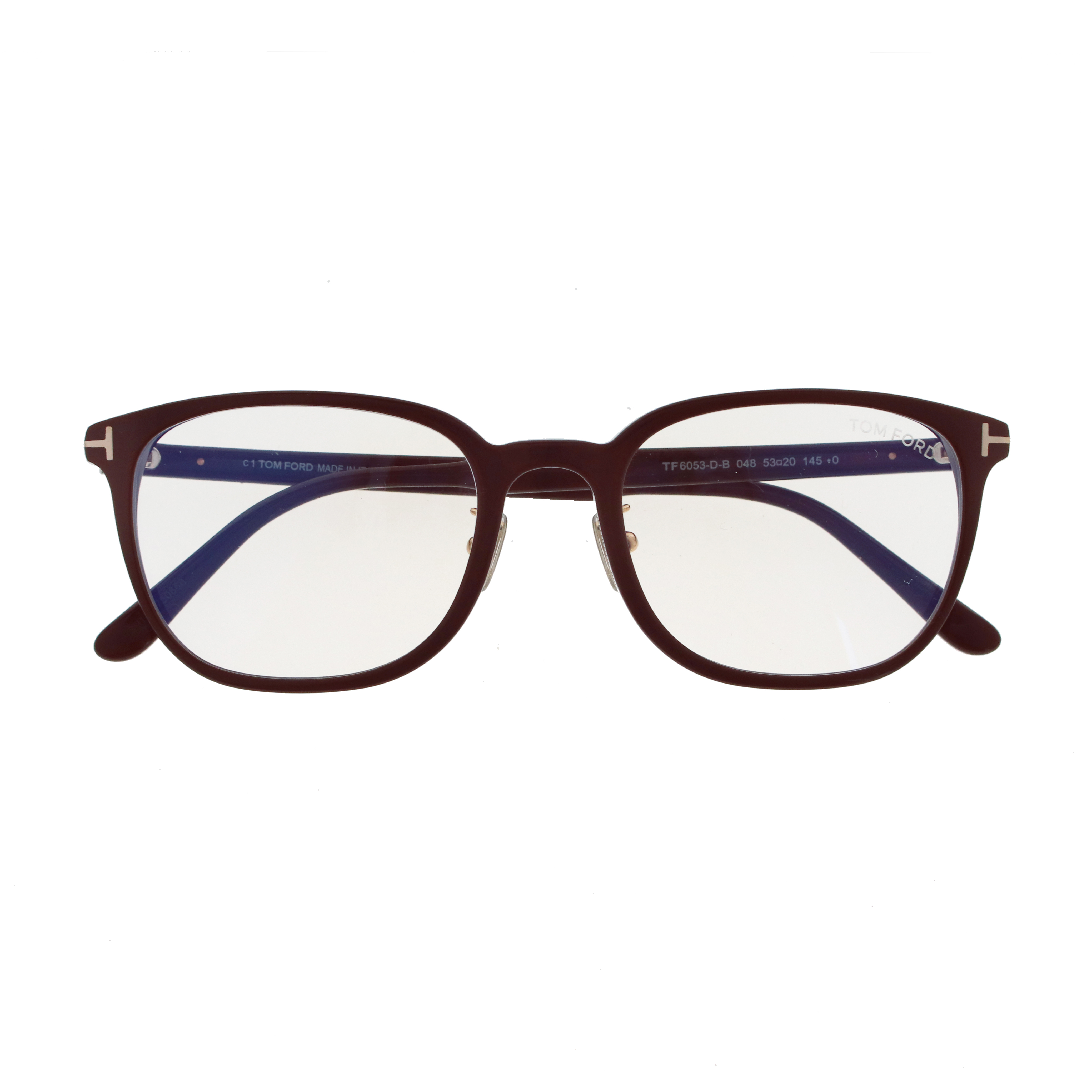 【TOM FORD】 TF6053-D-B 048 日本企画モデル ブルーライトカット メガネ 53サイズ
