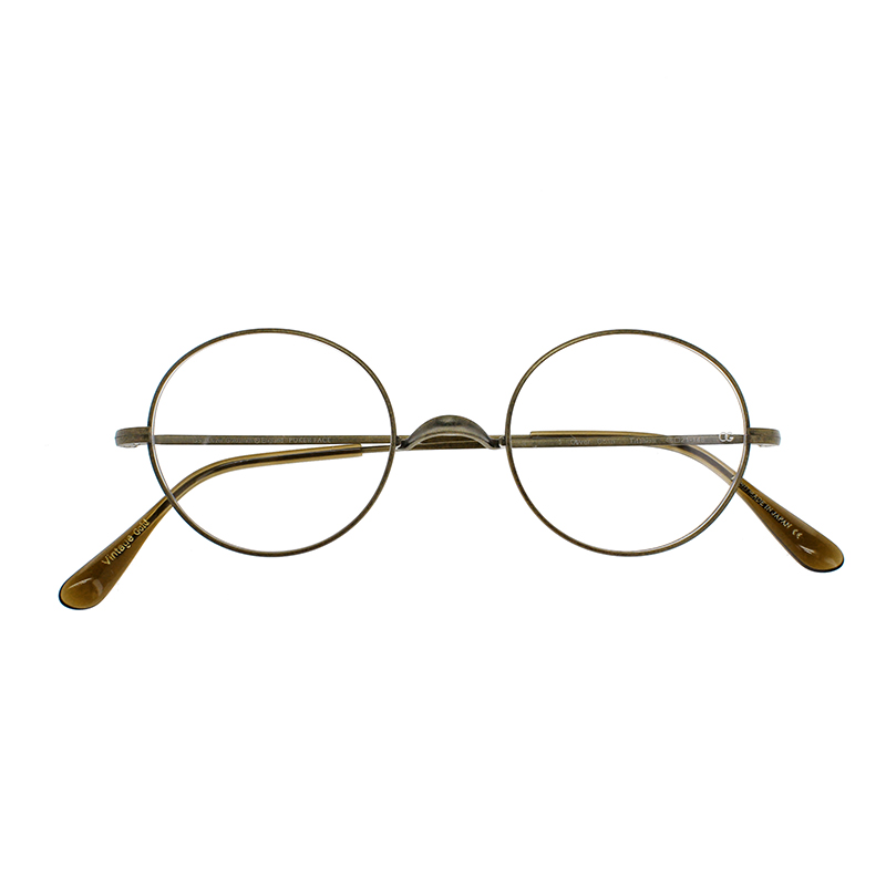 【OLIVER GOLDSMITH】 Oban Titanium オーバン チタン VG/LTD（Vintage Gold） POKER FACE別注仕様 メガネ