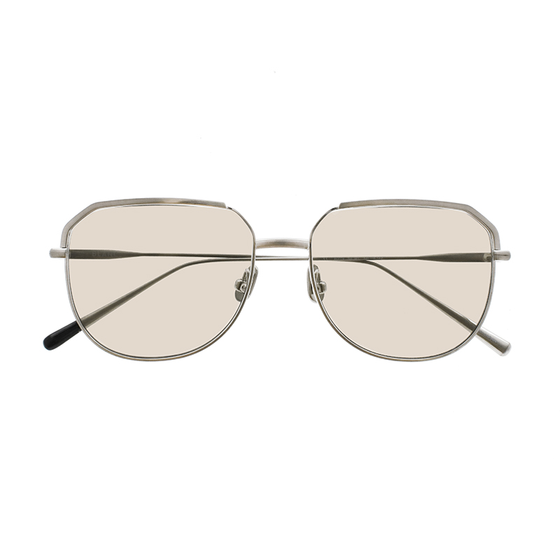 【BLANC..】B0024 SILVER MAT/L.KHAKI サングラス