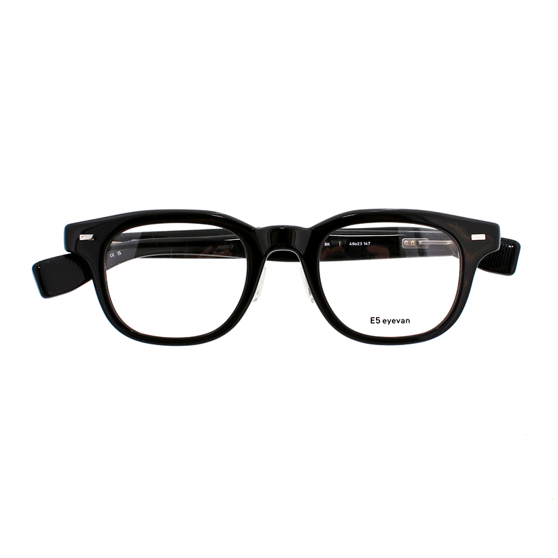 【E5 eyevan】 p15R BK（Black） メガネ