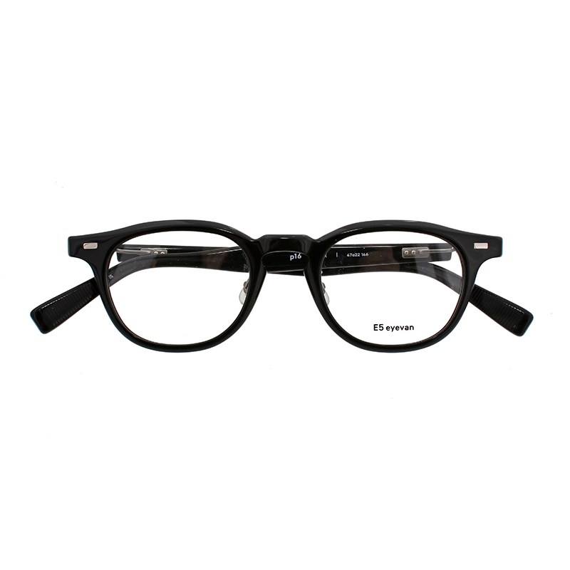 【E5 eyevan】 p16R BK（Black） メガネ