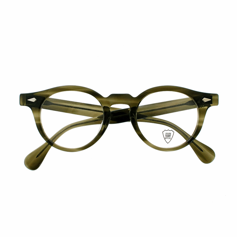 【JULIUS TART OPTICAL】 HAROLD45-SP（Olive Green Sasa） メガネ 45サイズ