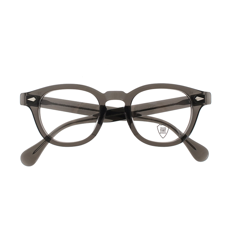 【JULIUS TART OPTICAL】 AR46/22-DARK GRAY POKER FACE35周年別注モデル メガネ 46サイズ（ブリッジ22mm）
