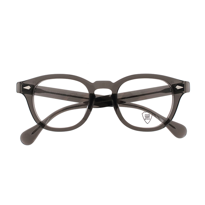 【JULIUS TART OPTICAL】 AR48/22-DARK GRAY POKER FACE35周年別注モデル メガネ 48サイズ（ブリッジ22mm）
