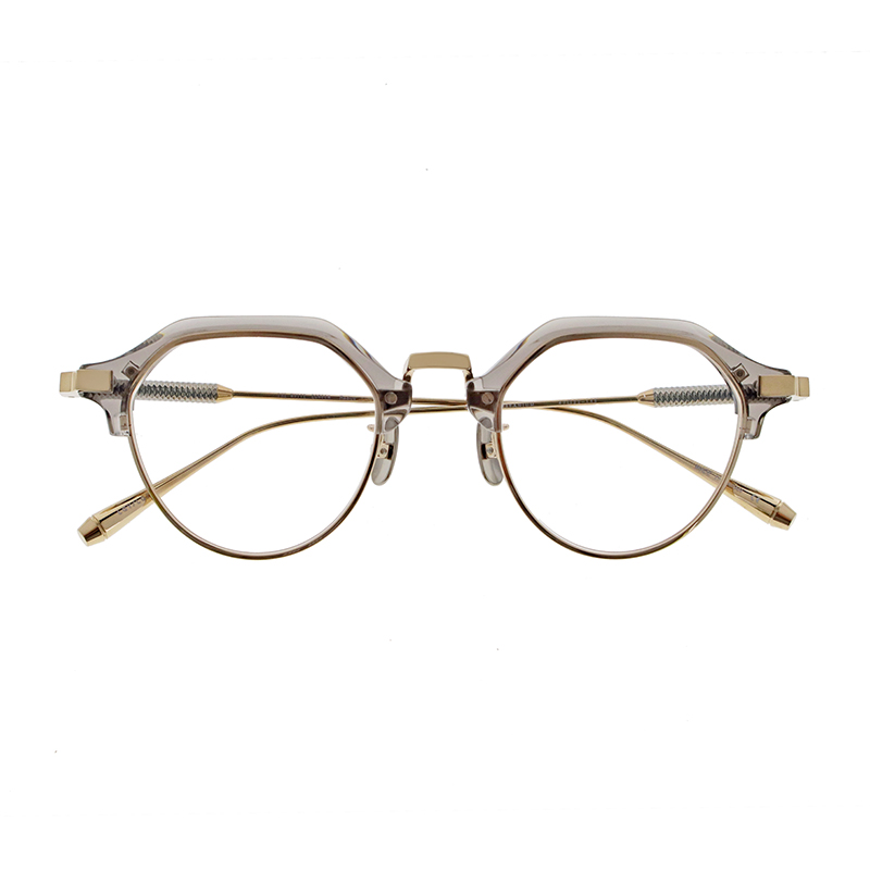 【THE WHITE SCREEN】 Radius レイディアス LGY/LGD（Light Grey/Light Gold） メガネ