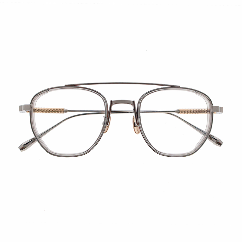 【THE WHITE SCREEN】 Corner2+ コーナー2プラス DSV/PGY（Dark Silver/Pale Grey） メガネ