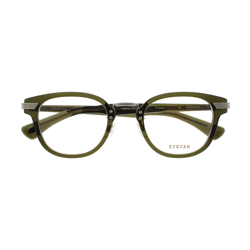 【EYEVAN】 Trader トレーダー OD/P（OLIVE DRAB/PEWTER） POKER FACE35周年別注モデル