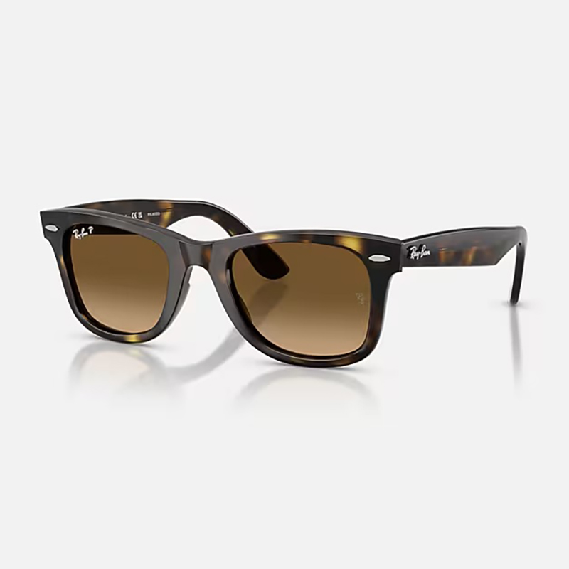 【Ray-Ban】 WAYFARER EASE RB4340 710/M2 ハバナ/ポラライズドブラウングラディエント 偏光レンズ サングラス 50サイズ