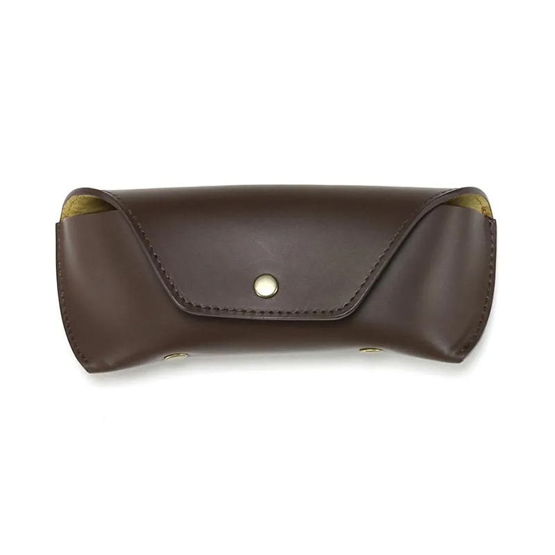 【DIFFUSER】 SMOOTH LEATHER EYEWEAR CASE-S SG1174B（Brown&Camel） スムースレザー眼鏡ケース