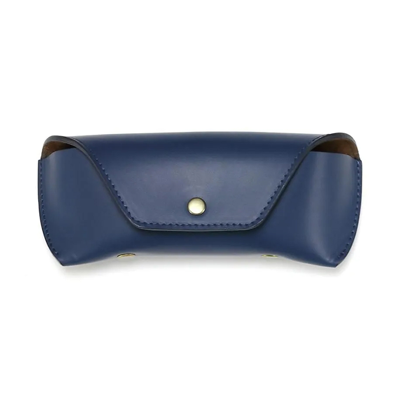 【DIFFUSER】 SMOOTH LEATHER EYEWEAR CASE-S SG1174C（Blue&Brown） スムースレザー眼鏡ケース