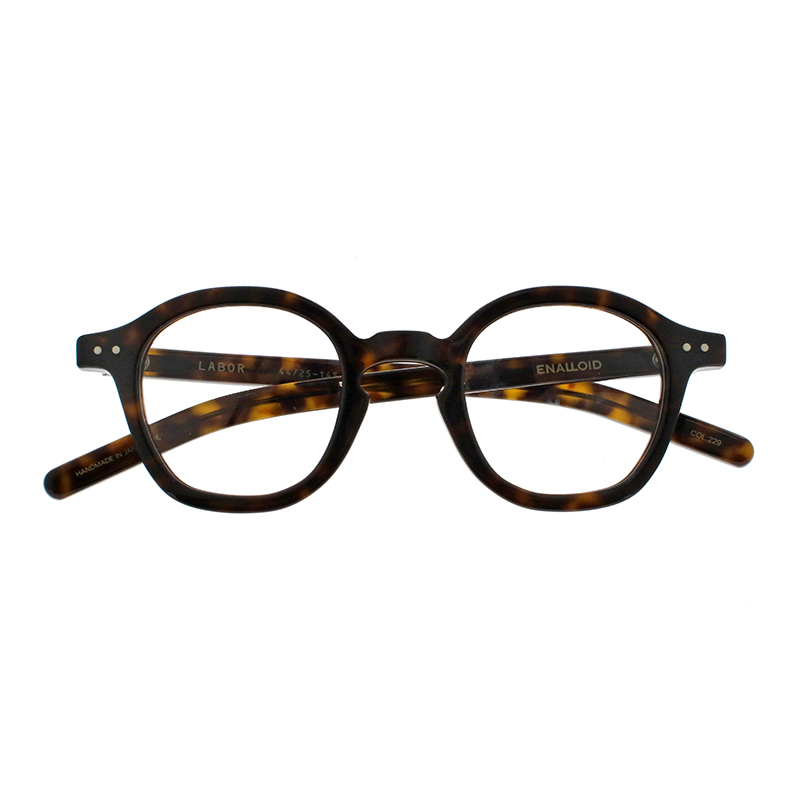 【ENALLOID】 LABOR ラボール 229（Black Amber） メガネ