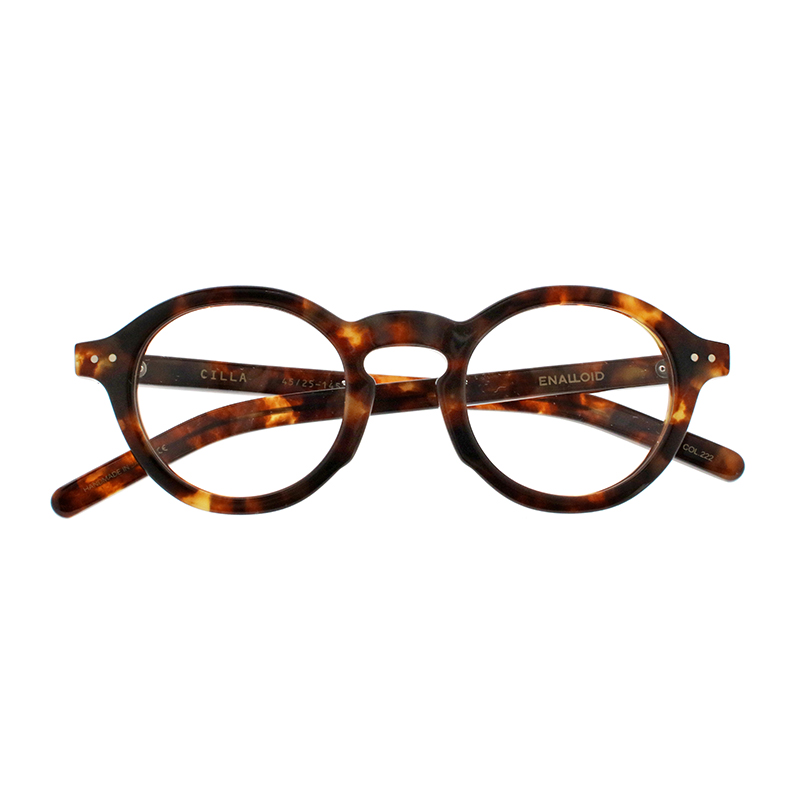 【ENALLOID】 CILLA シラ 222（Havana Ex） メガネ