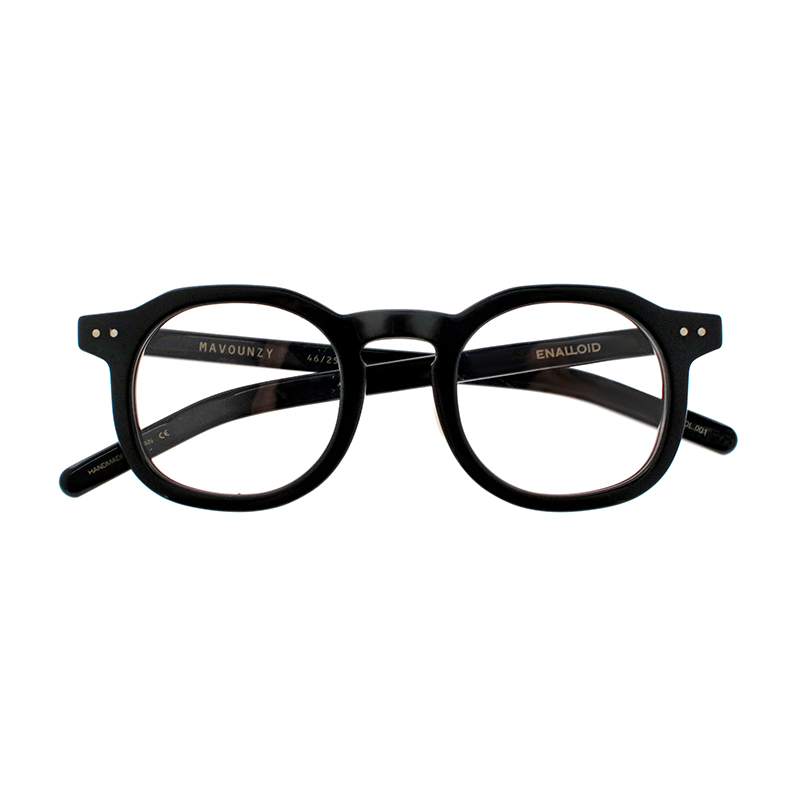 【ENALLOID】 MAVOUNZY マヴォンジー 001（Black） メガネ