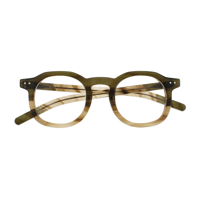 【ENALLOID】 MAVOUNZY マヴォンジー 116（Olive Gradient） メガネ