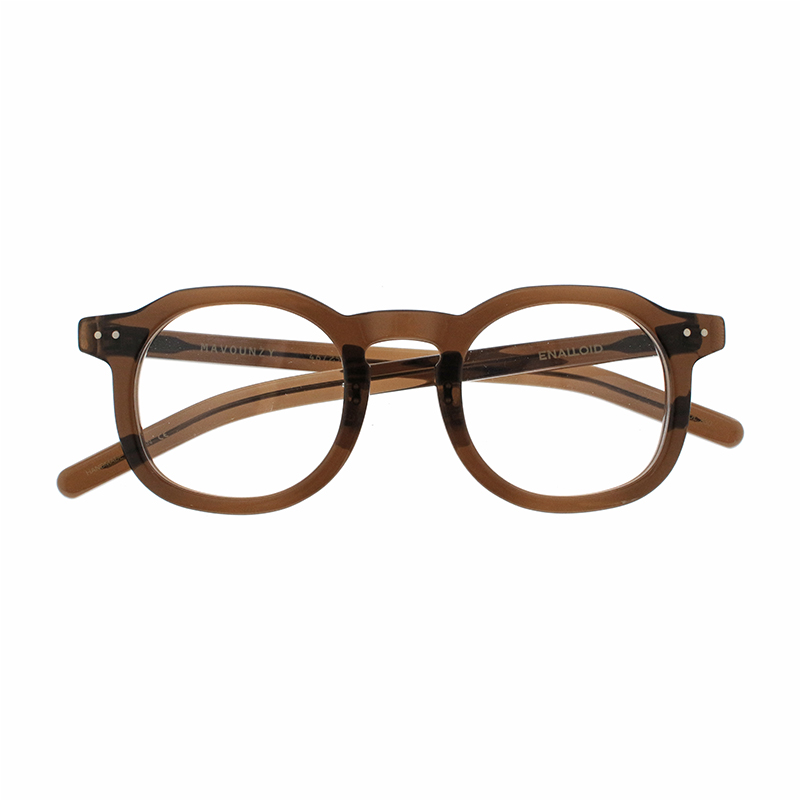 【ENALLOID】 MAVOUNZY マヴォンジー 230（Brown Clear） メガネ