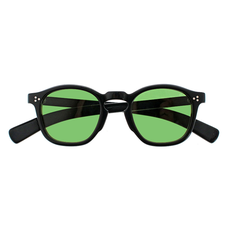 【ayame】 UNJOUR アンジュール BK（Black） レンズカラー：Lime Green サングラス