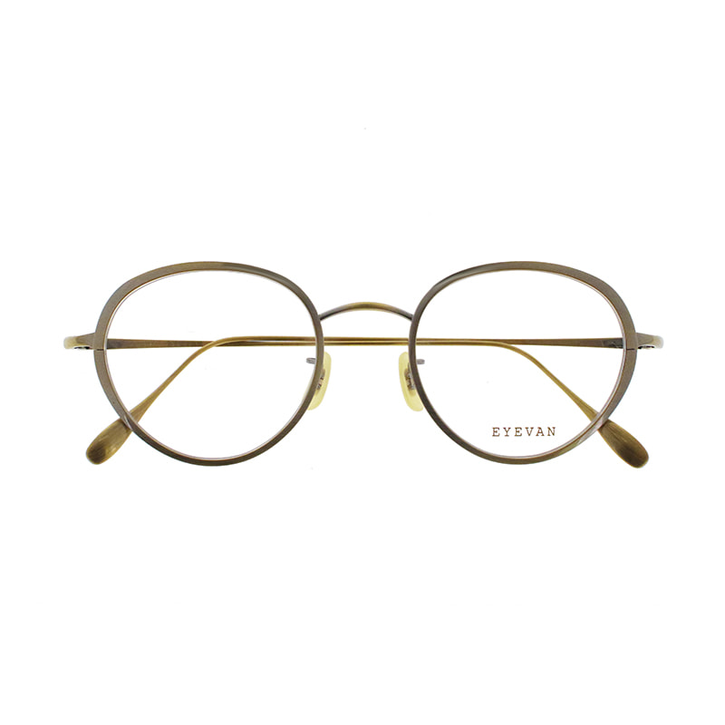 【EYEVAN】 Norman ノーマン AG（ANTIQUE GOLD） メガネ