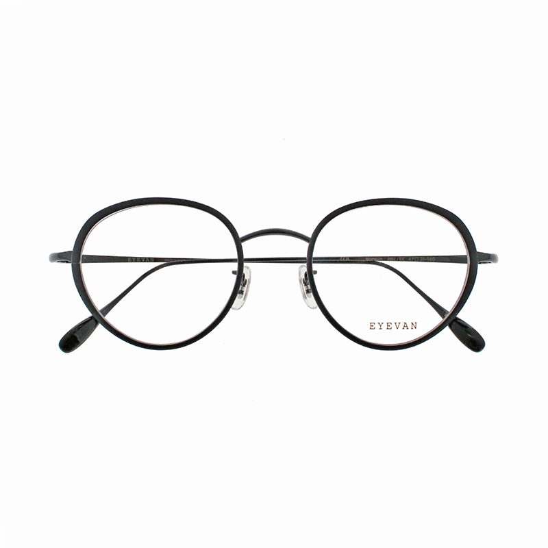 【EYEVAN】 Norman ノーマン MBK/BK（MATTE BLACK/BLACK） メガネ
