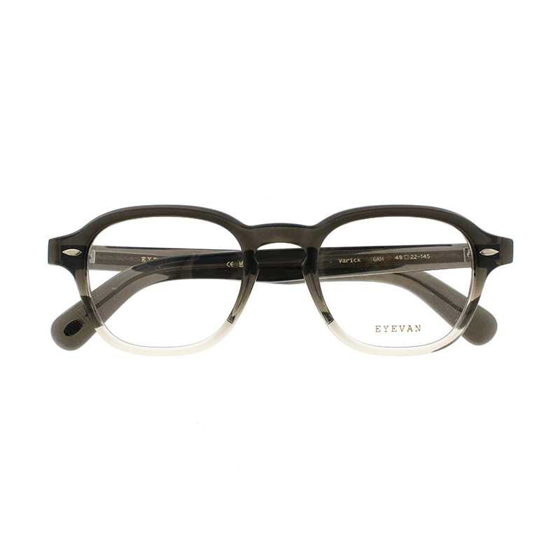 【EYEVAN】 Varick ヴァリック GRH（GRAY HALF） メガネ