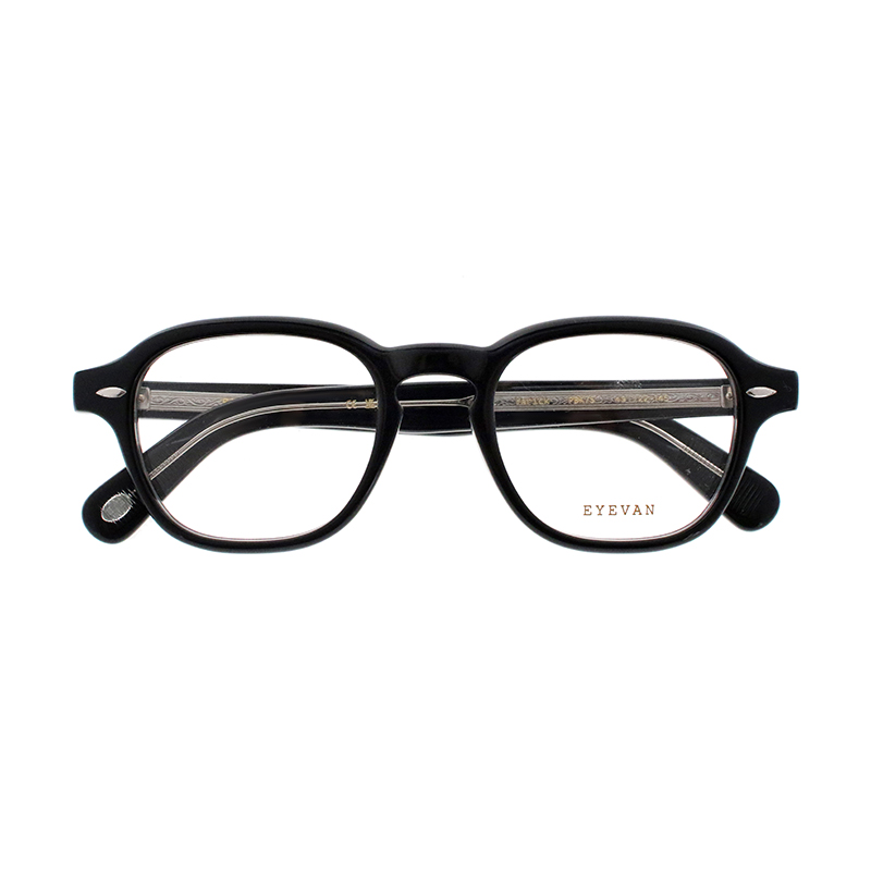 【EYEVAN】 Varick ヴァリック PBK/S（PIANO BLACK/SILVER） メガネ
