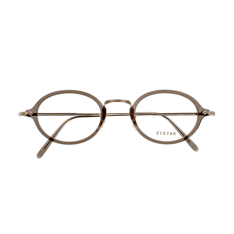 【EYEVAN】 CAPSULE COLLECTION E-0517 SMK/G（SMOKE/GOLD） メガネ