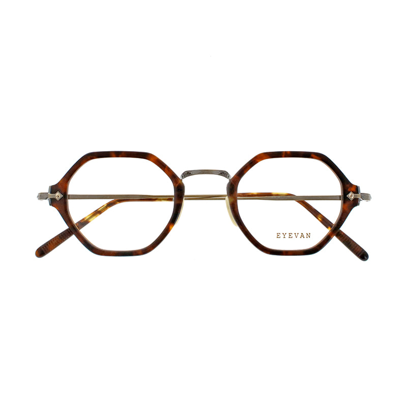 【EYEVAN】 CAPSULE COLLECTION E-0518 TORT/AG（TORTOISE/ANTIQUE GOLD） メガネ