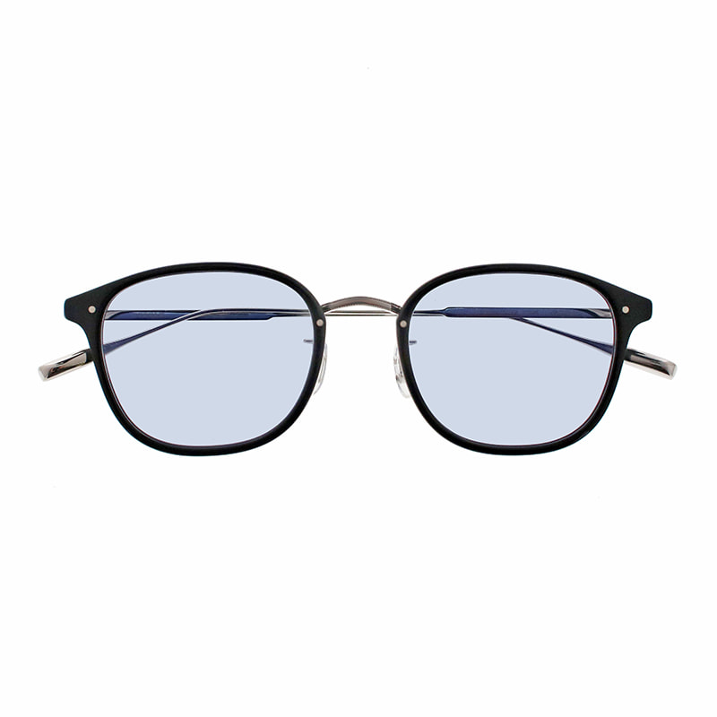 【EYEVAN】 Danforth（49） ダンフォース49  PBK/S（PIANO BLACK/SILVER）レンズカラー：LIGHT BLUE 49サイズ サングラス